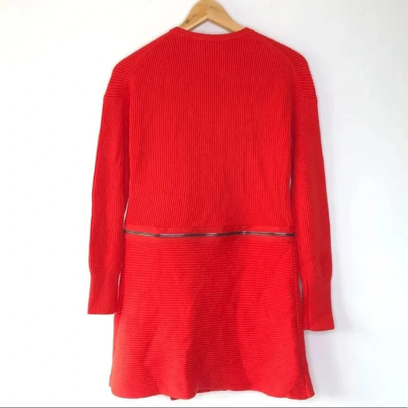Tracy Reese Zip Off Cardigan in Maasai Red Size XS NWT - Picture 12 of 15